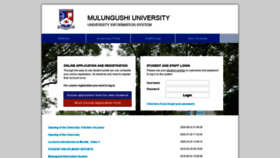 What Edurole.mu.ac.zm website looked like in 2020 (3 years ago)