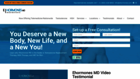 What Ehormones.com website looked like in 2020 (3 years ago)
