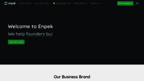 What Enpek.com website looked like in 2020 (3 years ago)