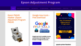 What Epsonadjustmentprogram.net website looked like in 2020 (3 years ago)