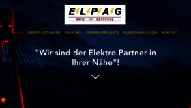What Elpag.ch website looked like in 2020 (3 years ago)