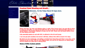 What Eliteshootingcentre.co.uk website looked like in 2020 (3 years ago)