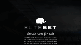What Elitebet.com website looked like in 2020 (3 years ago)
