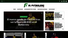 What Elfutbolero.com.ec website looked like in 2020 (3 years ago)