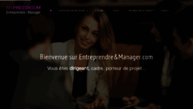 What Entreprendre-et-manager.com website looked like in 2020 (3 years ago)