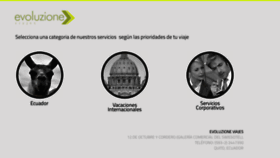 What Evoluzioneviajes.com website looked like in 2020 (3 years ago)