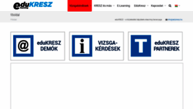 What Edukresz.hu website looked like in 2020 (3 years ago)