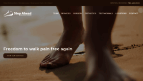 What Edmontonfootclinic.com website looked like in 2020 (5 years ago)