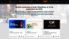 What Es.slideshare.net website looked like in 2020 (3 years ago)