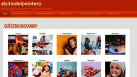 What Elsitiodelpelotero.com.ar website looked like in 2020 (3 years ago)
