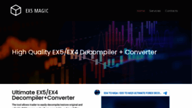 What Ex5magic.money website looked like in 2020 (4 years ago)
