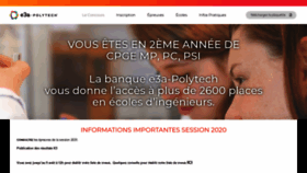 What E3a-polytech.fr website looked like in 2020 (3 years ago)