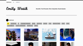 What Emilywasik.com website looked like in 2020 (3 years ago)