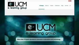 What E-ucm.es website looked like in 2020 (3 years ago)