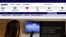 What Eastlinktv.com website looked like in 2020 (3 years ago)
