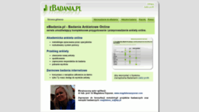 What Ebadania.pl website looked like in 2020 (3 years ago)
