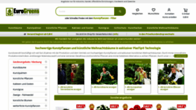 What Eurogreens.de website looked like in 2020 (3 years ago)