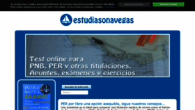 What Estudiasonavegas.com website looked like in 2020 (3 years ago)