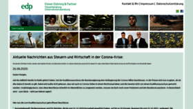 What Edppartner.de website looked like in 2020 (3 years ago)