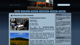 What Egf-online.de website looked like in 2020 (3 years ago)