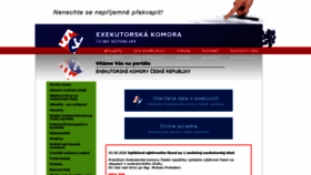 What Ekcr.cz website looked like in 2020 (3 years ago)