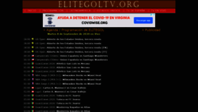 What Elitegoltv.org website looked like in 2020 (3 years ago)
