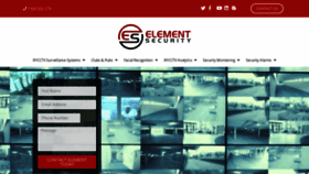 What Elementsecurity.com.au website looked like in 2020 (3 years ago)
