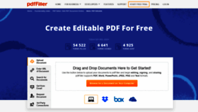 What Editable-pdf.pdffiller.com website looked like in 2020 (3 years ago)