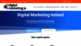 What Emarketing.ie website looked like in 2020 (3 years ago)