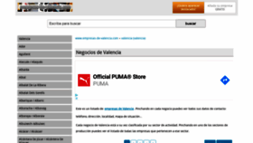 What Empresas-de-valencia.com website looked like in 2020 (3 years ago)