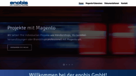 What Enobis.de website looked like in 2020 (3 years ago)