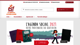 What Esf-editeur.fr website looked like in 2020 (3 years ago)