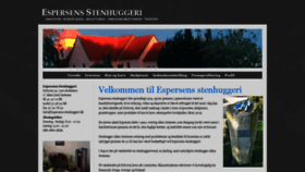 What Espersens-stenhuggeri.dk website looked like in 2020 (3 years ago)