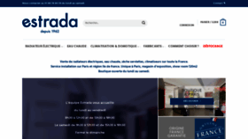 What Estrada.fr website looked like in 2020 (3 years ago)