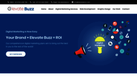 What Elevatebuzz.com website looked like in 2020 (3 years ago)