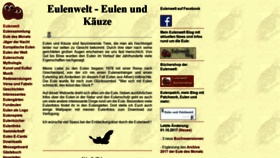 What Eulenwelt.de website looked like in 2020 (3 years ago)