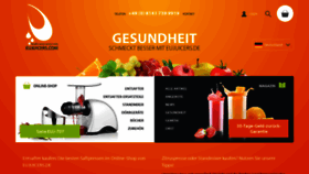 What Eujuicers.de website looked like in 2020 (3 years ago)