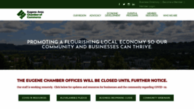 What Eugenechamber.com website looked like in 2020 (3 years ago)