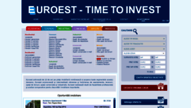 What Euroest.ro website looked like in 2020 (3 years ago)