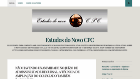 What Estudosnovocpc.com.br website looked like in 2020 (3 years ago)