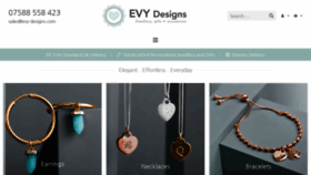 What Evy-designs.com website looked like in 2020 (3 years ago)