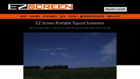 What Ez-screen.com website looked like in 2020 (3 years ago)