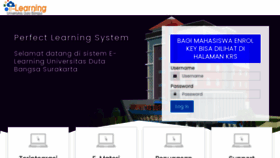 What Elearning.udb.ac.id website looked like in 2020 (3 years ago)
