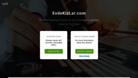 What Evdekizlar.com website looked like in 2020 (3 years ago)