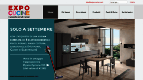 What Expocucine.com website looked like in 2020 (3 years ago)
