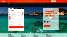 What Easyjet.co.uk website looked like in 2020 (3 years ago)