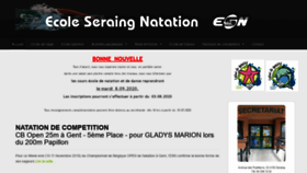 What Esn-seraing.be website looked like in 2020 (3 years ago)