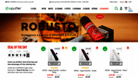 What Epuffer.co.uk website looked like in 2020 (5 years ago)