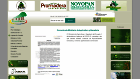 What Ecuadorforestal.org website looked like in 2020 (3 years ago)