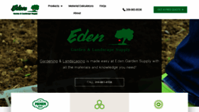 What Edengardensupply.com website looked like in 2020 (3 years ago)